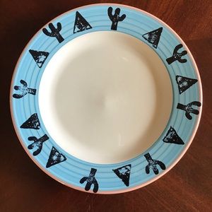 Vintage HF Alox Coors Cactus & Teepee Large Dinner Plate
